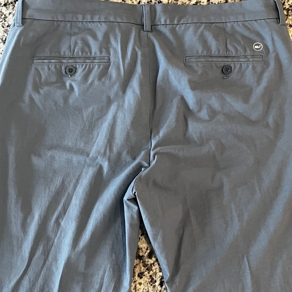 Vineyard Vines‎ Pants Mens 35x32 OTG LIGHTWEIGHT Performance Blue-Gray Golf